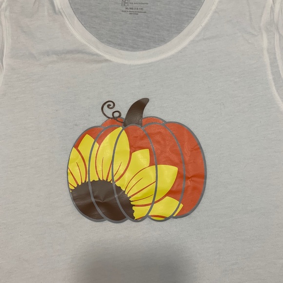Sunflower/pumpkin t-shirt - Picture 1 of 4